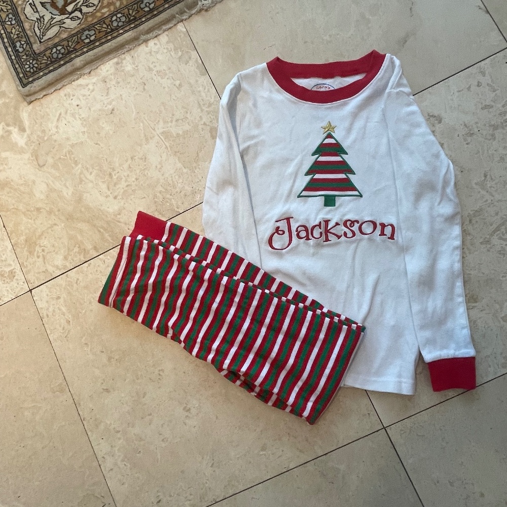 JACKSON Holiday pajama set size 12